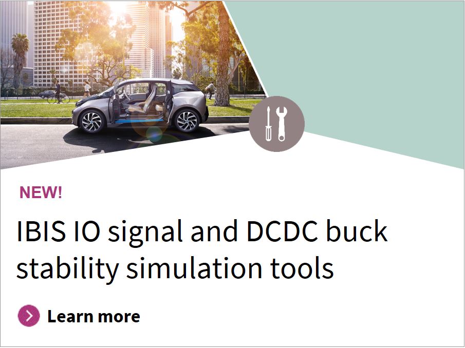 IBIS IO signal and DCDC buck stability simulation tools