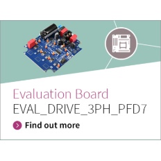 Infineon Banner Evaluation Board EVAL_DRIVE_3PH_PFD7
