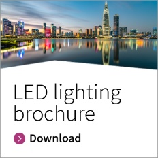 Infineon button photo LED lightning brochure