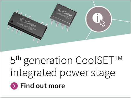 CoolSET™ integrated power stage generation 5