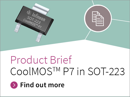 Infineon banner of product brief CoolMOS P7 in SOT 223 pdf