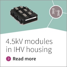Promotion banner for 4,5 kV modules in IHV housing