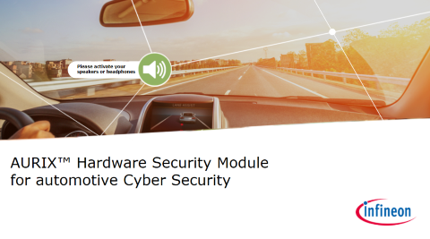 AURIX™ hardware security module for automotive Cyber Security