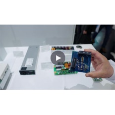Infineon Button CoolGAN Telecom PCIM 2019 Video