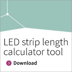 Infineon button LED strip length calculator tool download