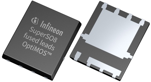 Infineon package picture OptiMOS™ SuperSO8 fused leads