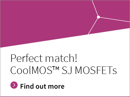 Button perfect match CoolMOS™ superjunction MOSFETs