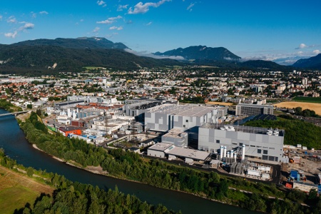 Gesamtansicht des Infineon Standortes in Villach (© Infineon)
