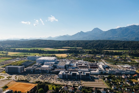 Gesamtansicht des Infineon Standortes in Villach (© Infineon)