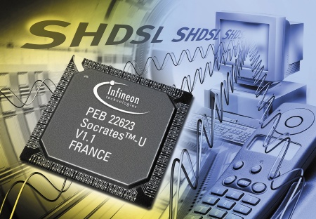 Infineon Extends Lead in SHDSL With the Industry?s First Low Power, Single-Chip Single-Channel SHDSL Transceiver