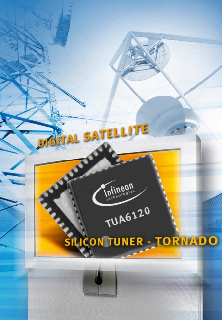 Infineon Introduces Industry's Highest Integrated Silicon Tuner for Global Digital Satellite Broadcasting Standards