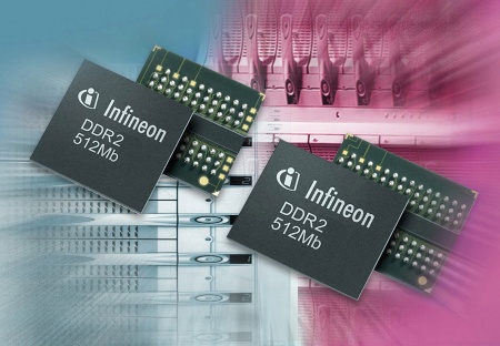 The world´s smallest 512-Mbit DDR2 Memory Component by Infineon Technologies boots successfully with Intel´s new "Lindenhurst" Dual  Processor Server Chipset. New 512 Mb DDR2 components are fabricated using Infineon´s advanced 110 nanometer CMOS process technology.