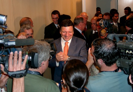 Portuguese Prime Minister Jose Manuel Durao Barroso at the opening on June 16, 2004