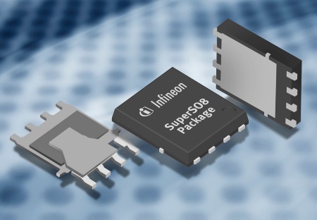 Infineon's 30 Volts products of the OptiMOS(r)2 power semiconductor family are  available in a specially developed high-performance SuperSO8 package that  saves up to 50 percent of the board space needed for system designs.