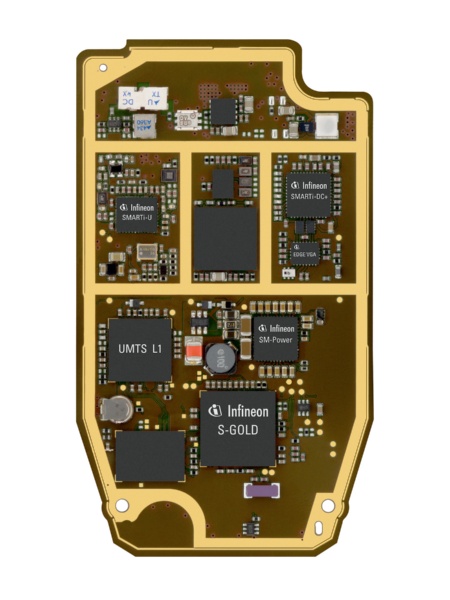 The  UMTS/EDGE smartphone reference design of Infineon, Samsung Electronics, Trolltech and Emuzed is the world`s first based on the Linux operating system. It features many advanced 3G and multimedia services, such as UMTS/EDGE dual-mode voice calls, video calls and video streaming, high performance multimedia applications (H.264, MPEG-4, AAC+, MP3), and ultra-fast Web browsing.