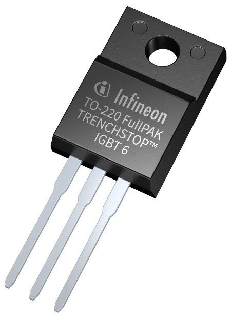 Key features of the 650 V TRENCHSTOP IGBT6 are very low VCE(sat) and Vf as well as a short-circuit protection capability of 3 μsec. It is optimized for switching frequencies ranging between 5 kHz and 30 kHz and suitable for applications that need to control the EMI noise efficiently.