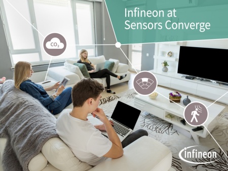 Infineon stellt auf der Sensors Converge 2022 intelligente Sensoranwendungen vor, die das Leben einfacher, sicherer und umweltfreundlicher machen. Dabei präsentiert das Unternehmen Lösungen auf Basis des XENSIV™-Sensorportfolios, die sowohl das tiefgreifende Systemverständnis von Infineon unterstreichen als auch die bestehenden Partnerschaften für Verbraucher- und Industriemärkte.