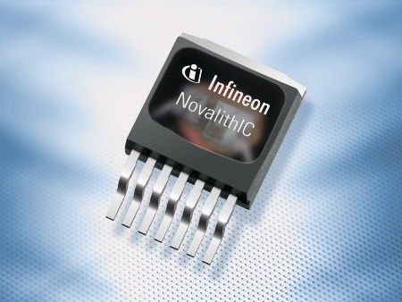 The NovalithIC(tm) combines three integrated circuits - two power chips and one logic circuit to control and monitor the power stage - in one small package of approximately 1 square centimetre in size and provides a fully integrated high current half-bridge for motor drive applications in cars (i.e. heating, ventilation air-conditioning systems (HVAC), seat belt systems and fuel pumps).