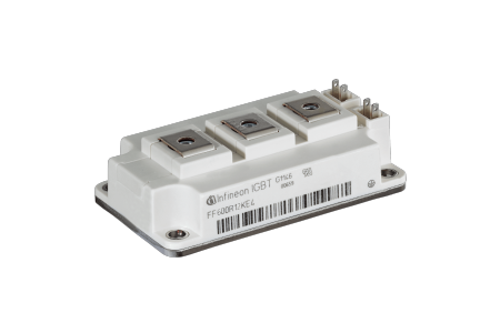 The 62 mm package corresponds to the industrial standard and can therefore easily be integrated into existing designs. When applied for drives, it delivers 20 percent more output power in the same footprint.