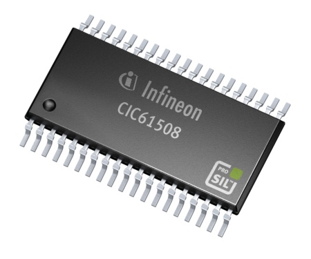 With its CIC61508, Infineon offers the industry's first signature watchdog device enabling ASIL-D approved safety applications