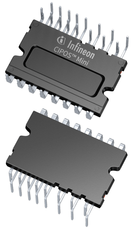 Die mit PFC ausgestatteten CIPOS Mini IPMs sind erhältlich für Nennströme von 4 A, 6 A, 10 A und 15 A. Entwickler können wählen zwischen PFC Schaltfrequenz von 20 kHz oder 40 kHz.