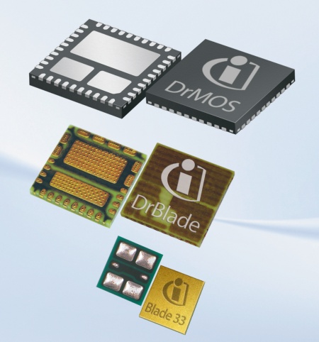 DrBlade umfasst DC/DC-Treiber der jüngsten Generation und OptiMOST MOSFETs. Die innovative Blade-Packaging-Technologie von Infineon ermöglicht eine wesentlich kleinere Gehäusegröße, niedrigen Gehäusewiderstand und -induktivität sowie einen geringen thermischen Widerstand.