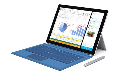 The Infineon OPTIGA TPM SLB 9665 series is used in the Microsoft Surface Pro 3 tablet.