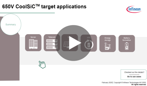 Infineon webinar Introduction to Infineon 650V CoolSiC™ MOSFET