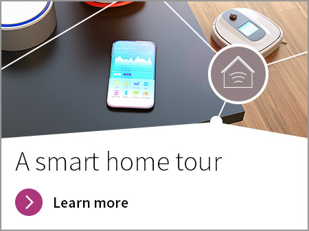 mobile phone, robot, smart home