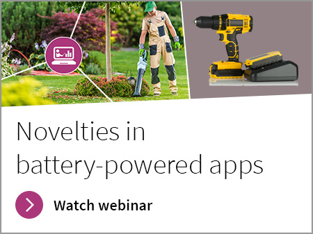 Teaser for webinar about novelties in battery-powered apps
