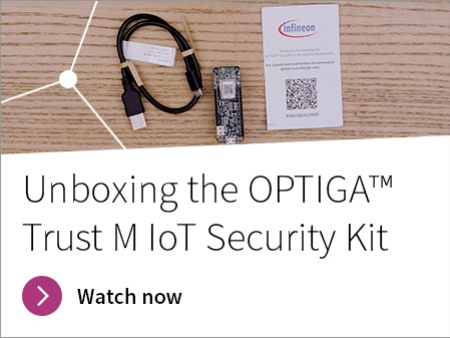 Infineon OPTIGA™ Trust M IoT Security Kit Unboxing Video