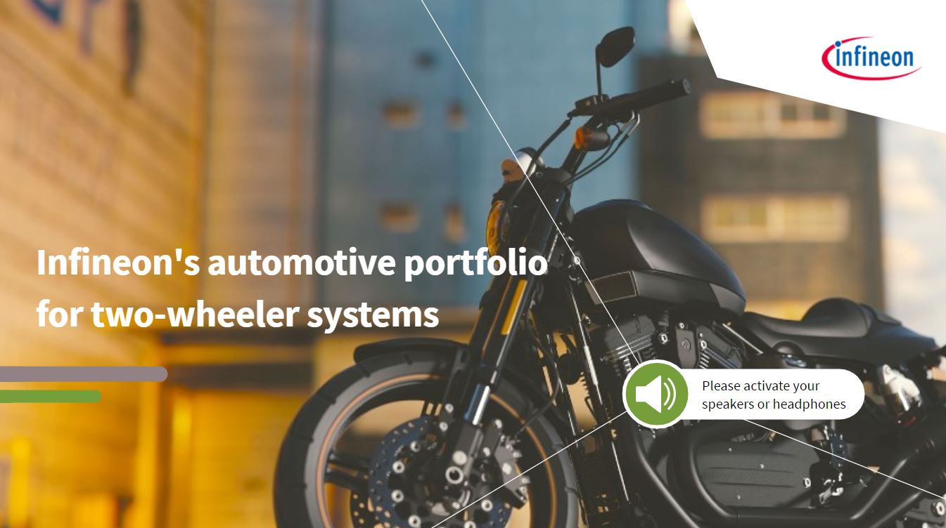 Infineon's automotive portfolio for two-wheeler systems