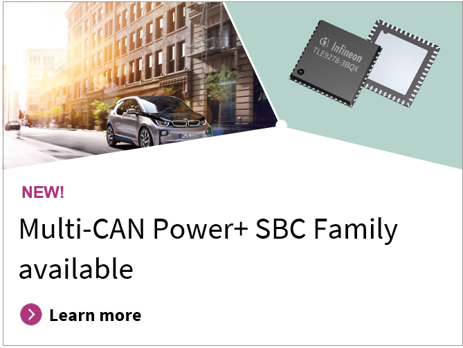 Multi-CAN-Power SBC- Family available- MCP 