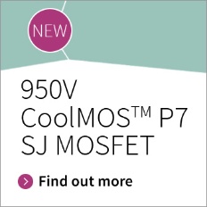 Infineon button 950V CoolMOS P7 SJ MOSFET