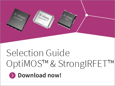 OptiMOS™ and StronIRFET™ selection guide button 