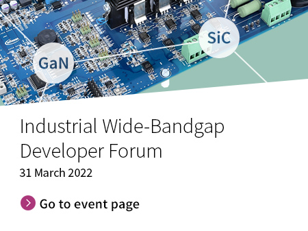 Infineon banner WBG developer forum