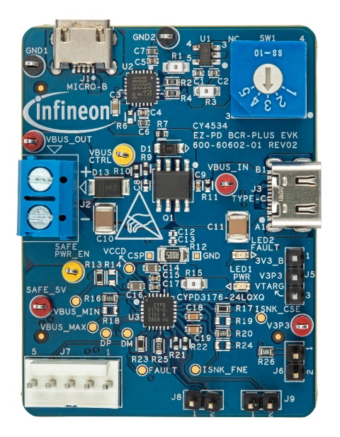 Infineon evaluation kit CY4534 EZ-PD™ BCR Plus