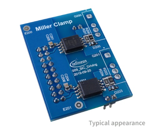 Product image for Miller clamp function board for CoolSiC™ MOSFET 1200 V in TO-247 3-/4-pin evaluation platform