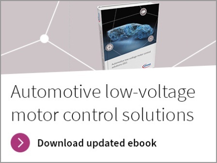 Infineon´s free eBook "Automotive motor drives system solutions 2019"
