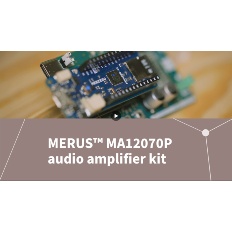 MERUS™ MA12070P audio amplifier kit Arduino MKR boards