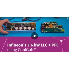 Infineon CoolGaN 3.6 kW LLC and PFC full system solution using CoolGaN™