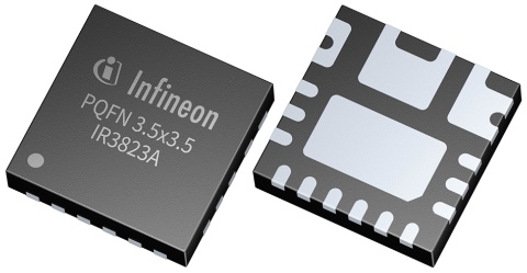 Infineon package picture PQFN 3.5x3.5 IR3832A