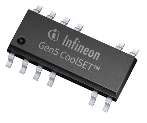 Infineon package picture CoolSET™ Gen 5 DSO-12-10-16