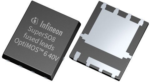 Infineon package picture SuperSO8 fused leads TDSON-8