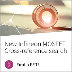 Infineon banner cross reference MOSFET; find your MOSFET