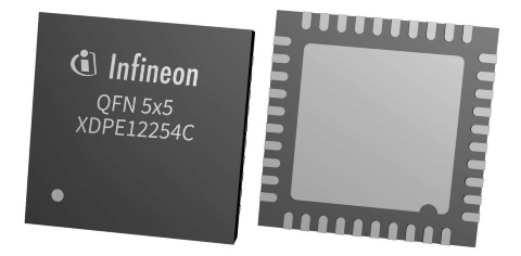 Infineon package picture PG QFN 5x5 XDPE12254C