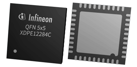 Infineon package picture PG QFN 5x5 XDPE12284C
