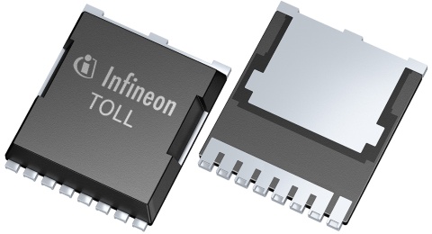 Infineon package picture TOLL TO-leadless
