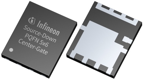 Infineon MOSFET package image source-Down PQFN 5x6