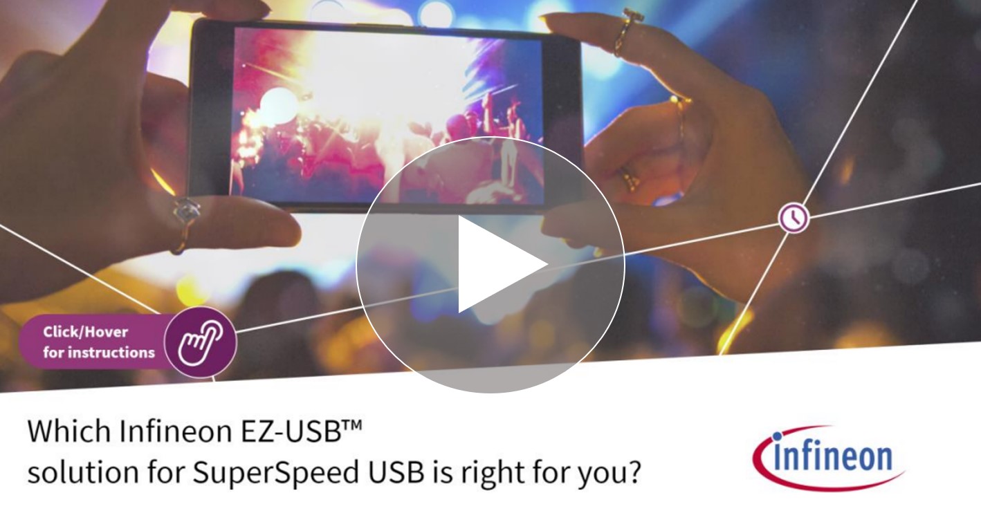 哪种英飞凌EZ-USB™超高速USB解决方案适合您？